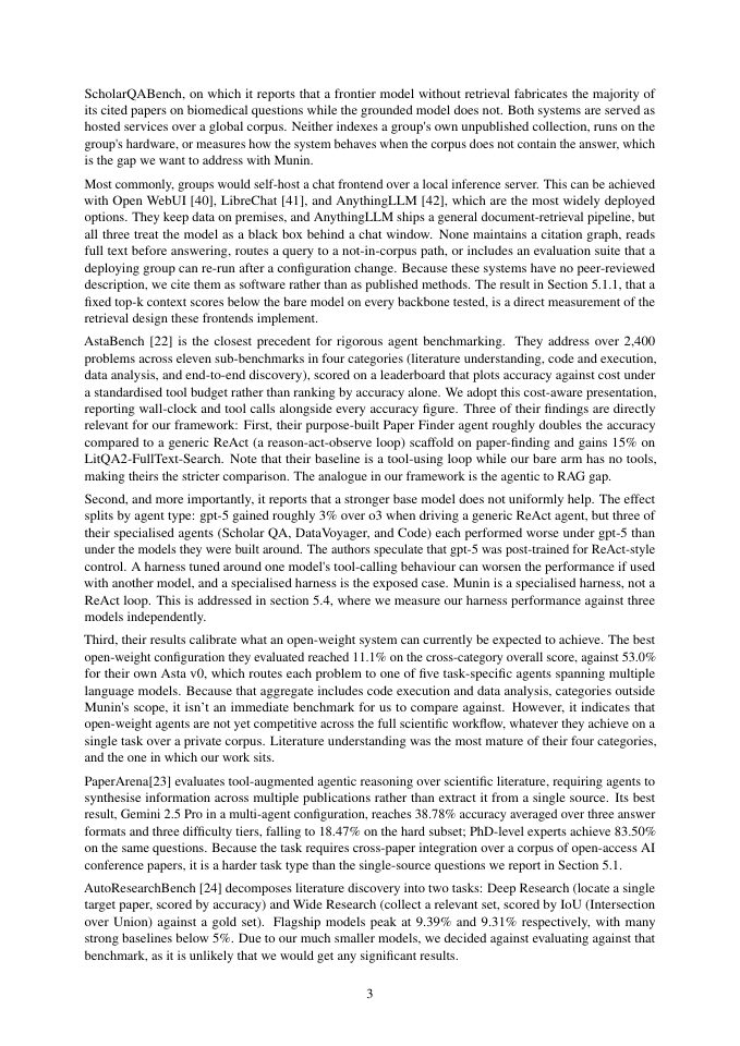 Page 3 of MuninAI: A Self-Hosted Agentic Framework for Independent Research Groups