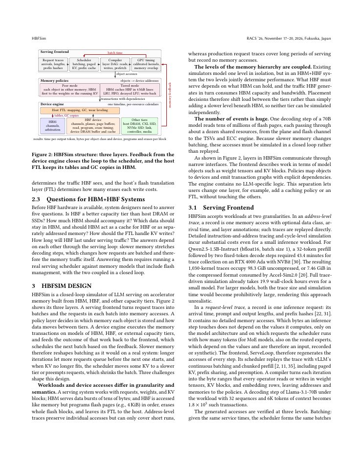 Page 3 of HBFSim: A Simulator for Exploring HBF in Memory Hierarchies for LLMs