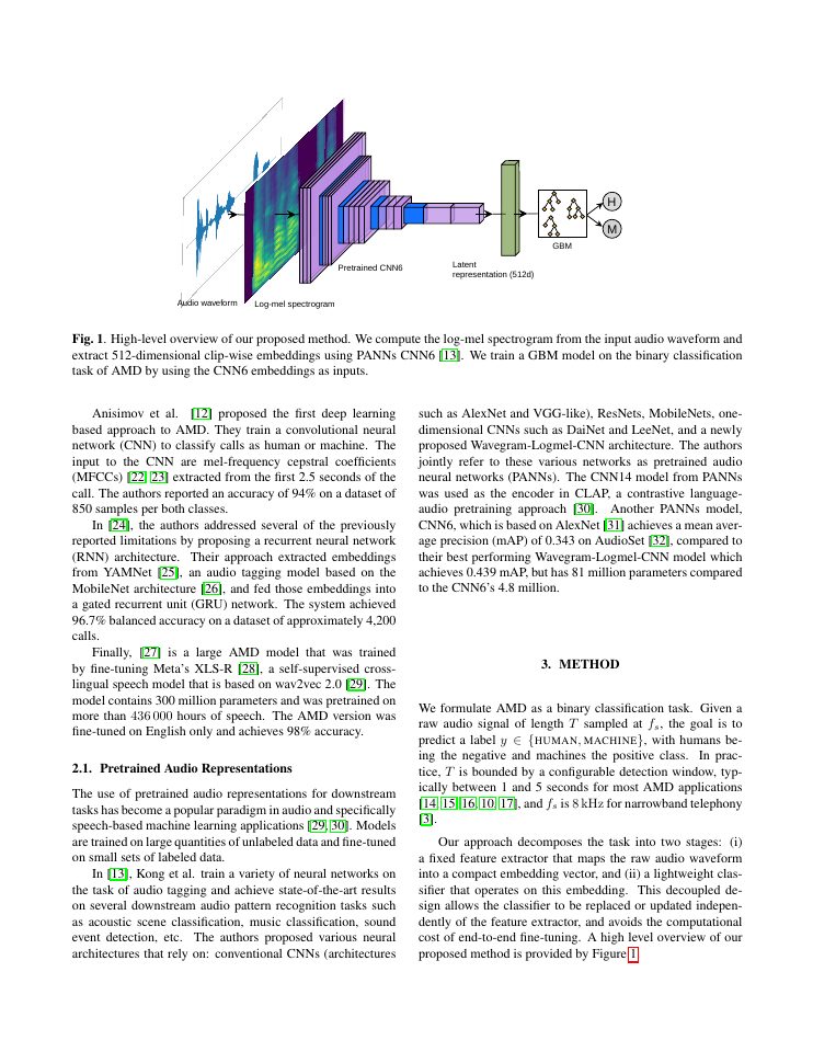 Page 3 of Multilingual Voicemail and Answering Machine Detection via Pretrained Audio Embeddings and Gradient Boosting Machines