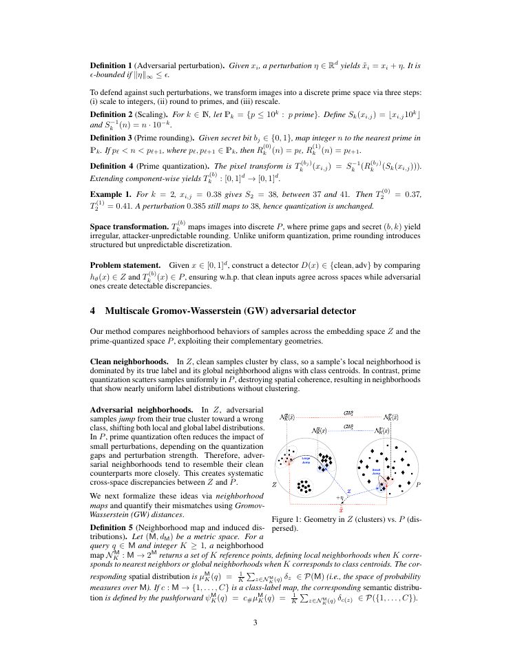 Page 3 of Provable Adversarial Detection: Prime Quantization meets Gromov--Wasserstein