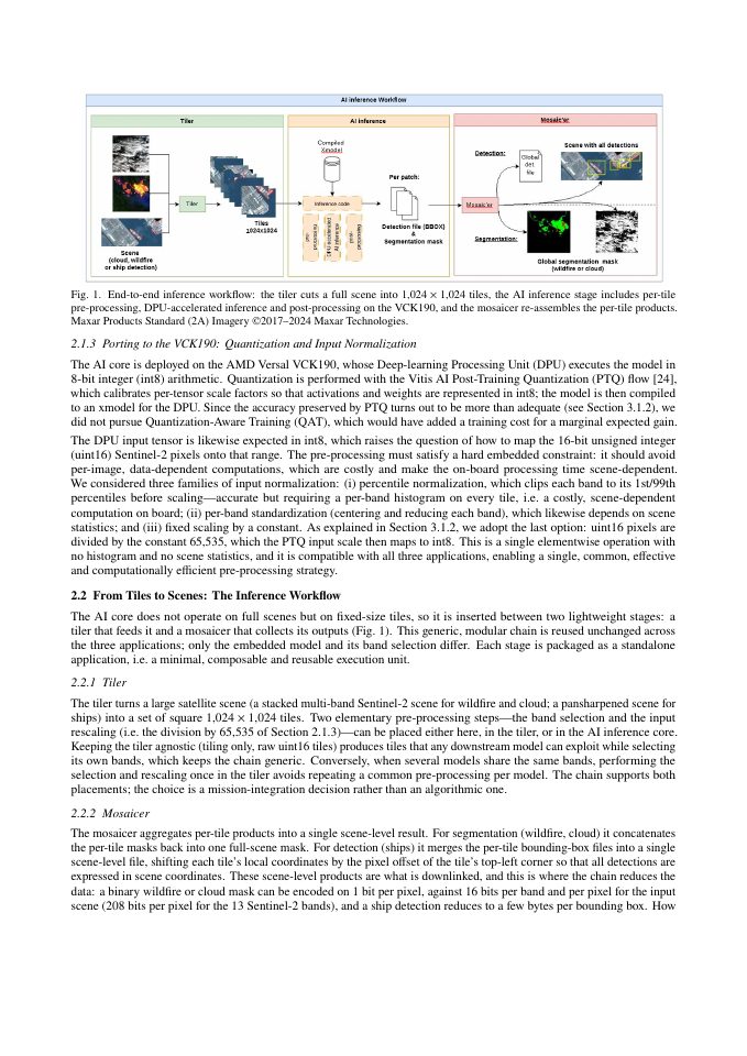 Page 3 of A Generic On-Board AI Processing Chain for Earth Observation: From Application Development to Embedded Deployment and Mission-Level Orchestration