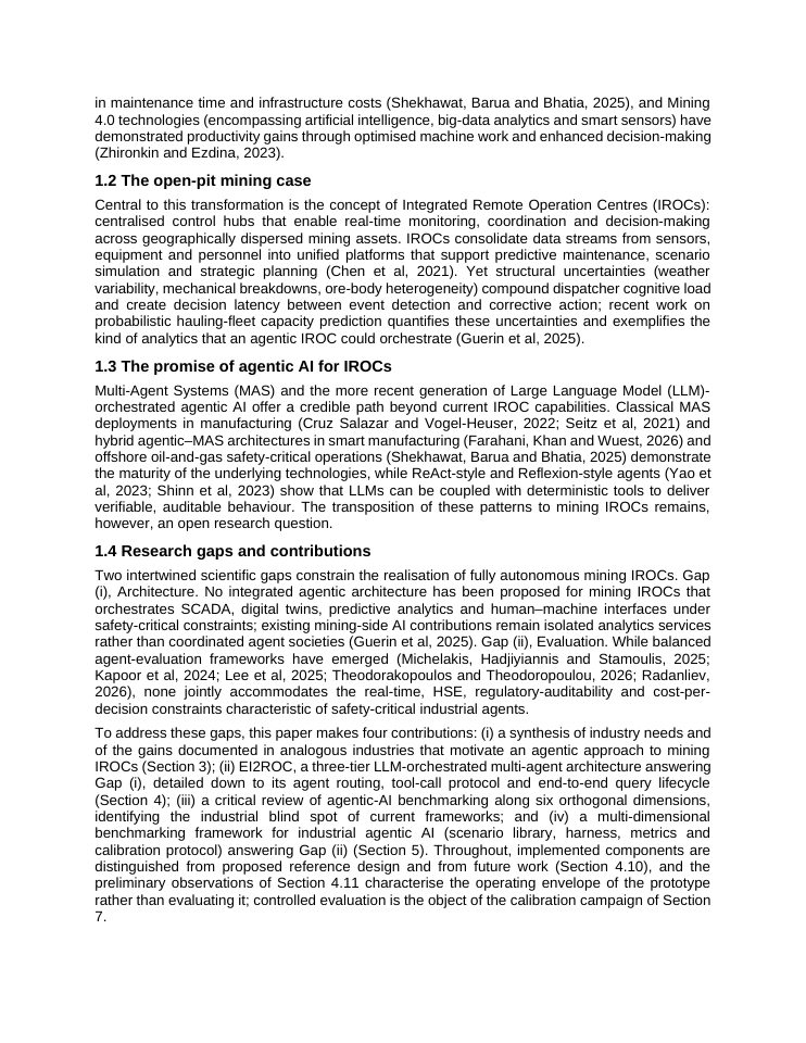 Page 2 of Autonomous intelligence for mining productivity: a multi-agent AI approach to operational value creation