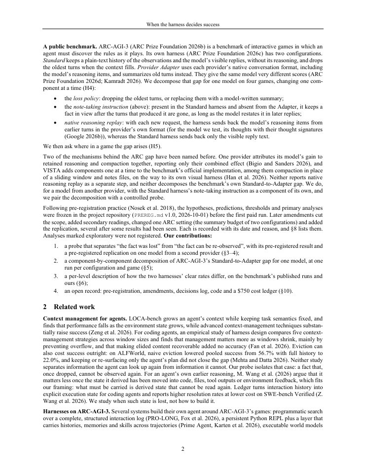 Page 2 of When the harness decides success: state that cannot be re-observed