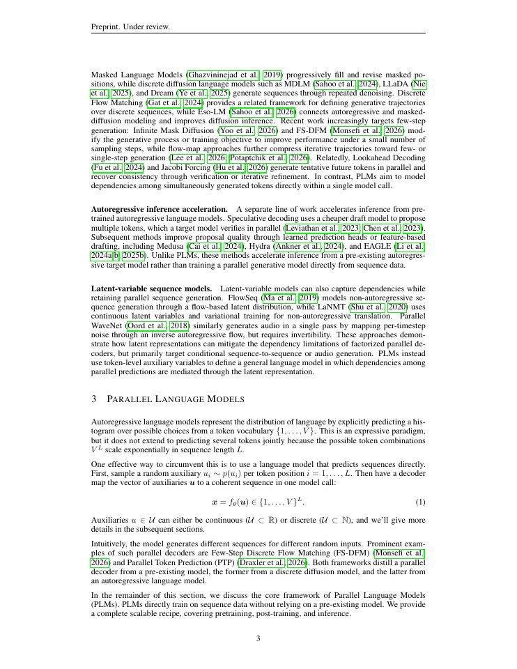Page 3 of Parallel Language Models via Variational Decoding