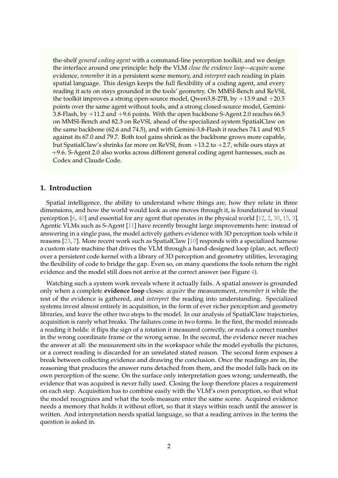 Page 2 of S-Agent 2.0: Spatial Reasoning with a General Coding Agent