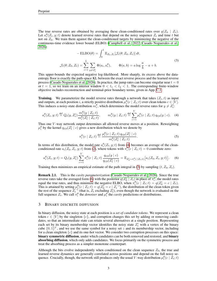 Page 3 of Binary Discrete Diffusion: Candidate-Set Diffusion for Logic and Planning Tasks