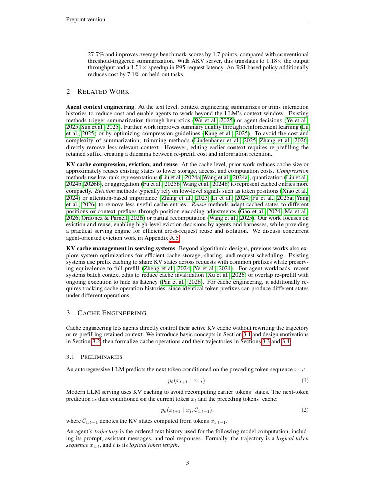 Page 3 of Cache Engineering for Agents
