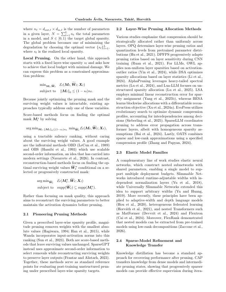 Page 3 of Building a Nested LADDER for LLM Unstructured Post-Training Pruning