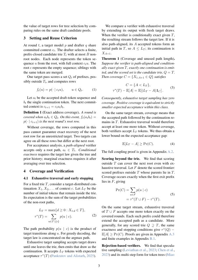 Page 3 of Understanding Target Probability Reuse in Speculative Decoding