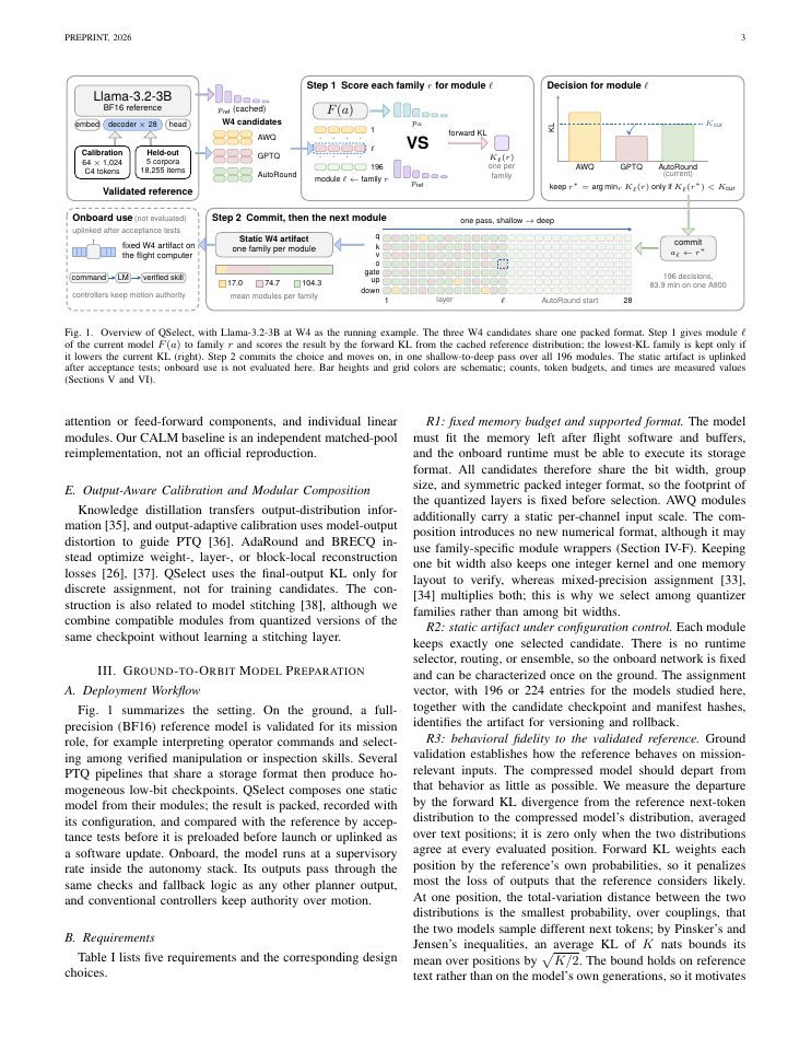 Page 3 of Compressing Onboard Language Models for Space Robots under a Behavioral-Fidelity Requirement