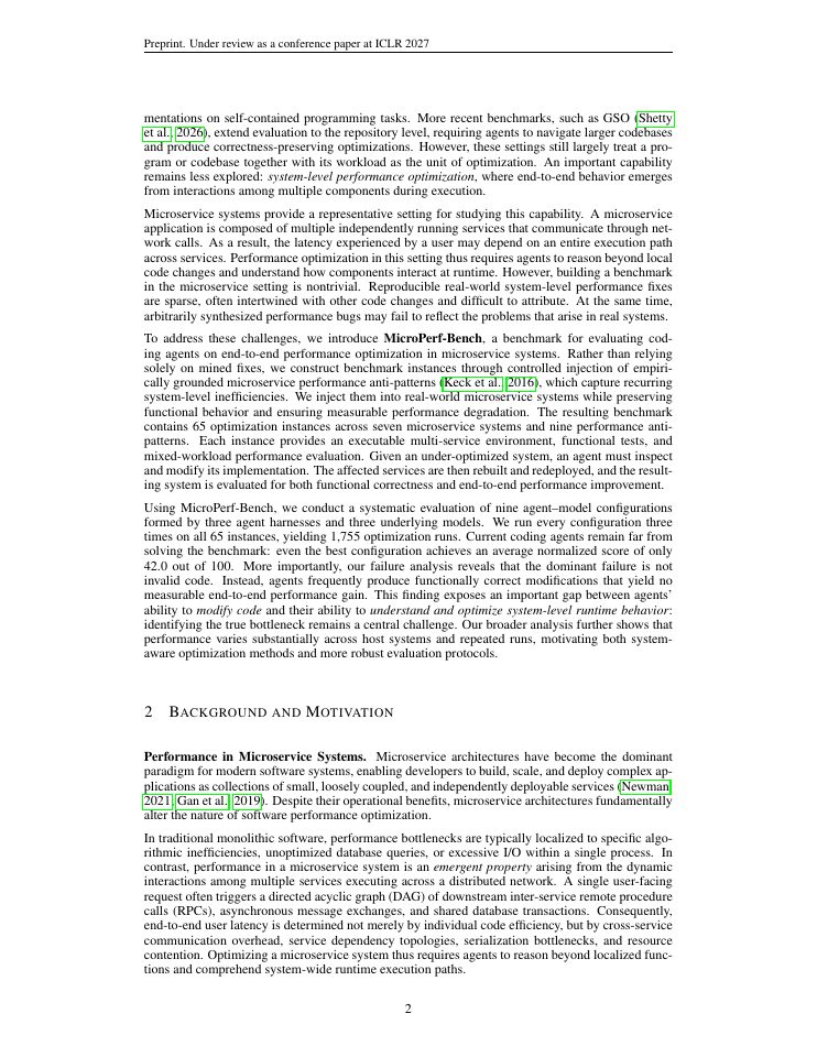 Page 2 of Benchmarking Coding Agents for System-Level Performance Optimization