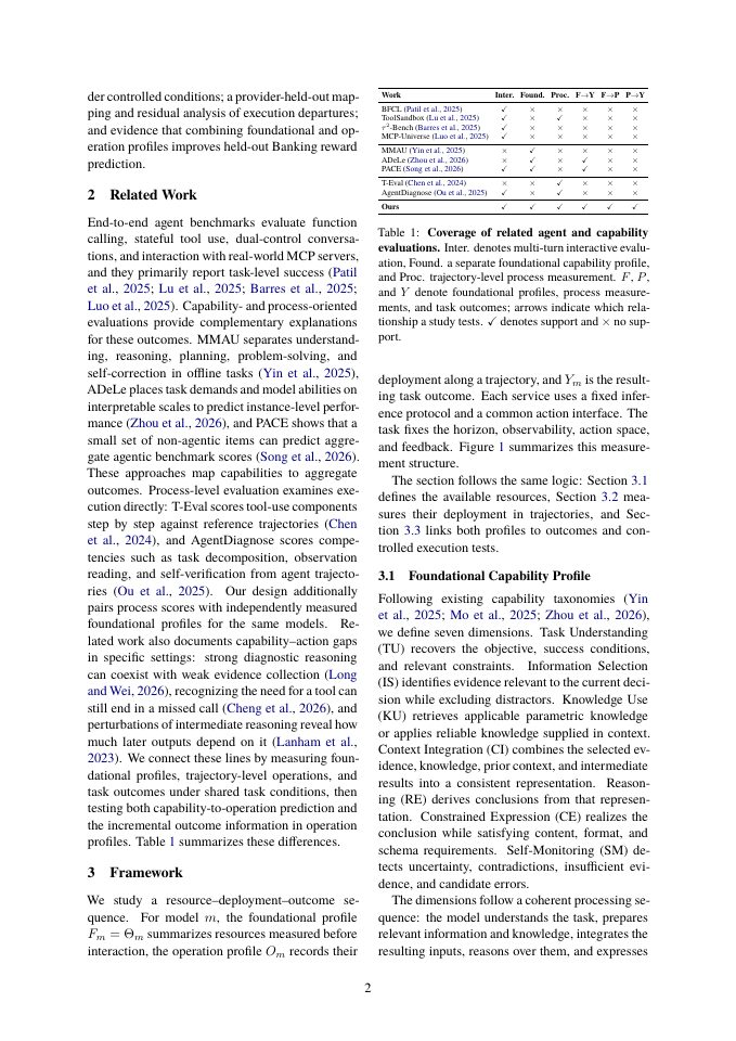 Page 2 of Bridging Foundational and Agentic Capabilities of LLMs