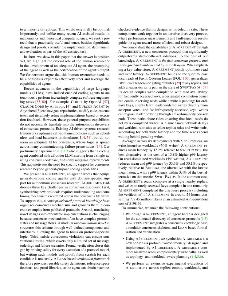 Page 2 of The End of Consensus Research?