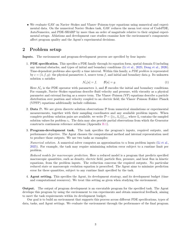 Page 3 of GAV: A scientific experimentation environment for PDE agents