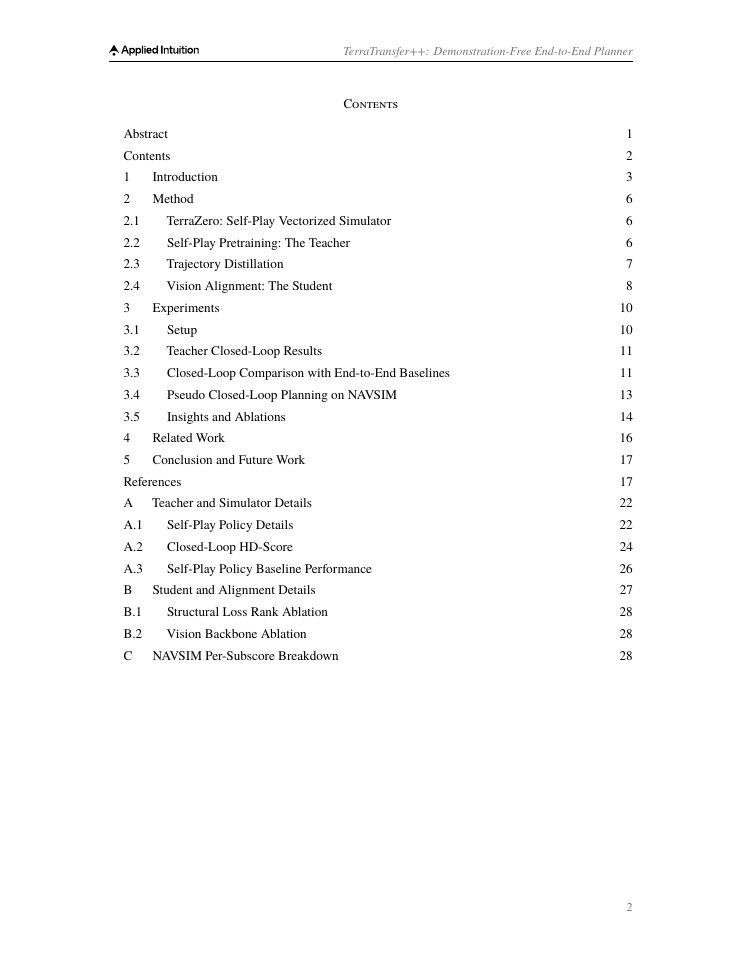 Page 2 of TerraTransfer++: Demonstration-Free End-to-End Planner