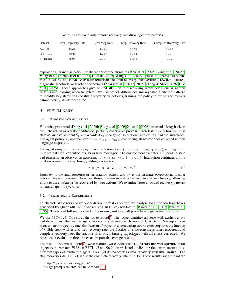 Page 3 of ReflectPO: Reflection-Guided Policy Optimization for Long-Horizon LLM Agents