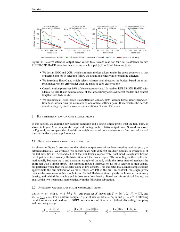 Page 3 of OpenAttention: One Percent Is Enough with Tail Proxies