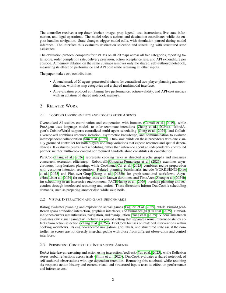 Page 2 of DuoCook: An Overcooked-Inspired Benchmark for Visual Planning and Coordination